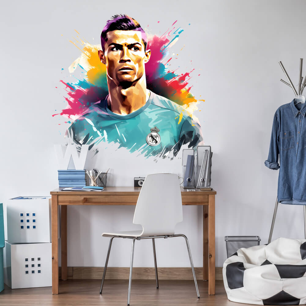 Väggklistermärke – Cristiano Ronaldo 